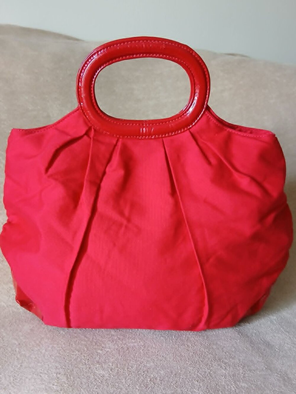 Vintage Cacharel Parfums Red Handbag